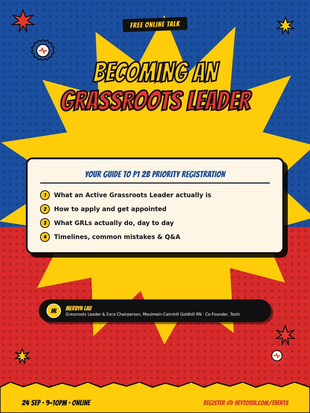 Becoming an Active Grassroots Leader: Your Guide to P1 Priority Registration