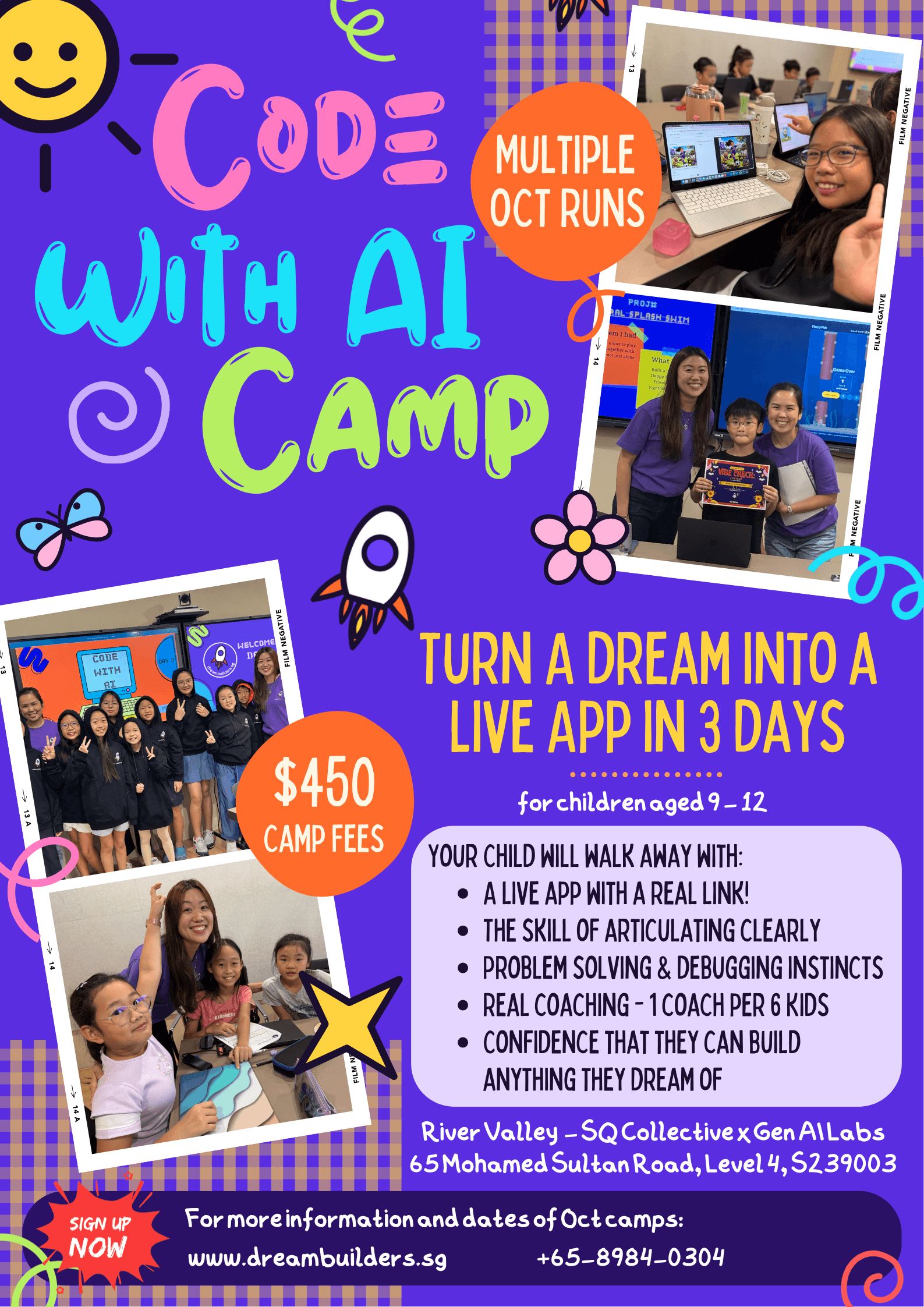 Dreambuilders.sg - Code with AI Camp